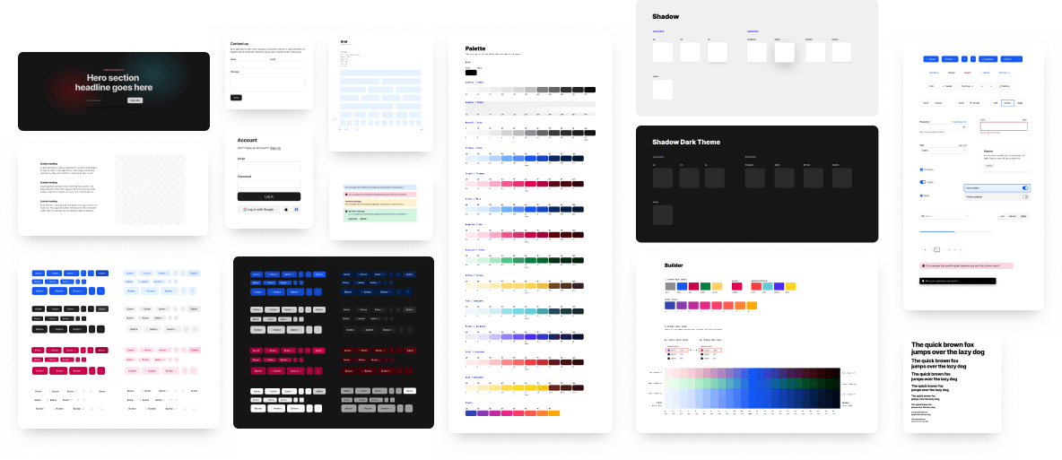 Email Template Design System and UI Kit (Sketch) | Bypeople