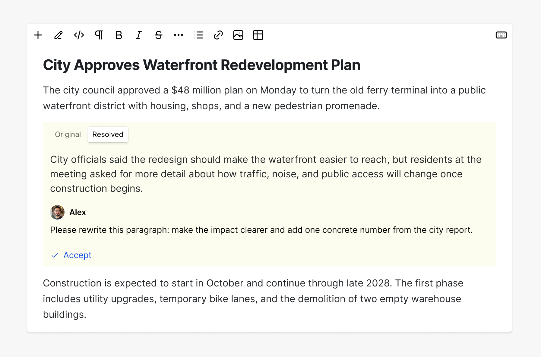 Review Plugin