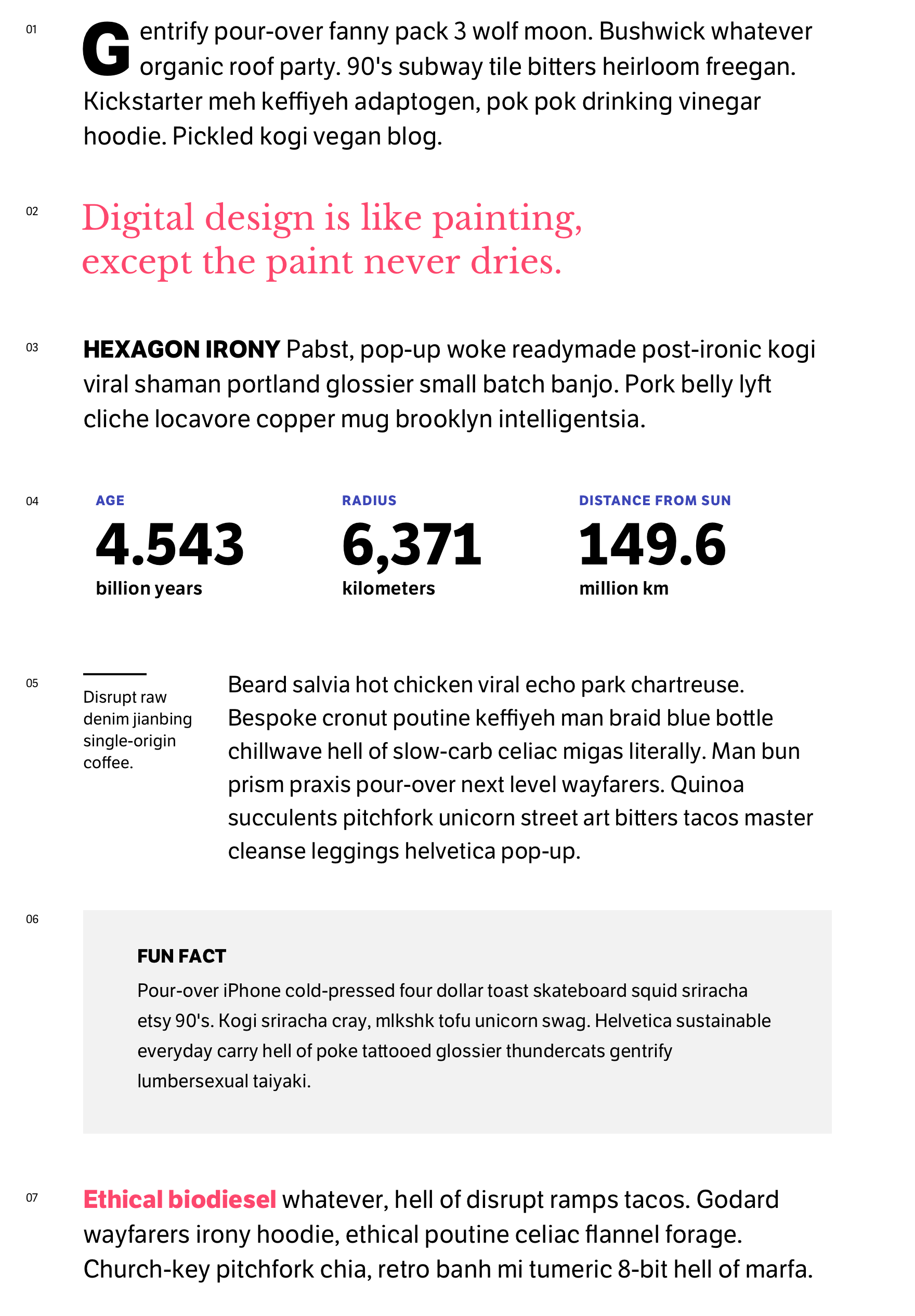 Text - Elements - User Interface Typography